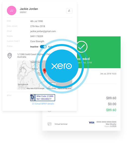 Customer and payment syncing